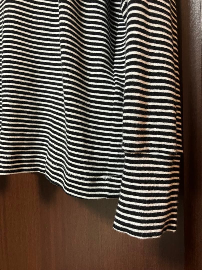 美品 BLAMINK ボーダーロングスリーブ