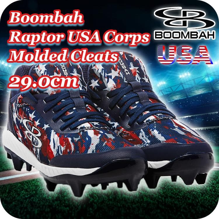 新品 USA直輸入 ブーンバー ラプター ポイントスパイク 野球 29.0cm