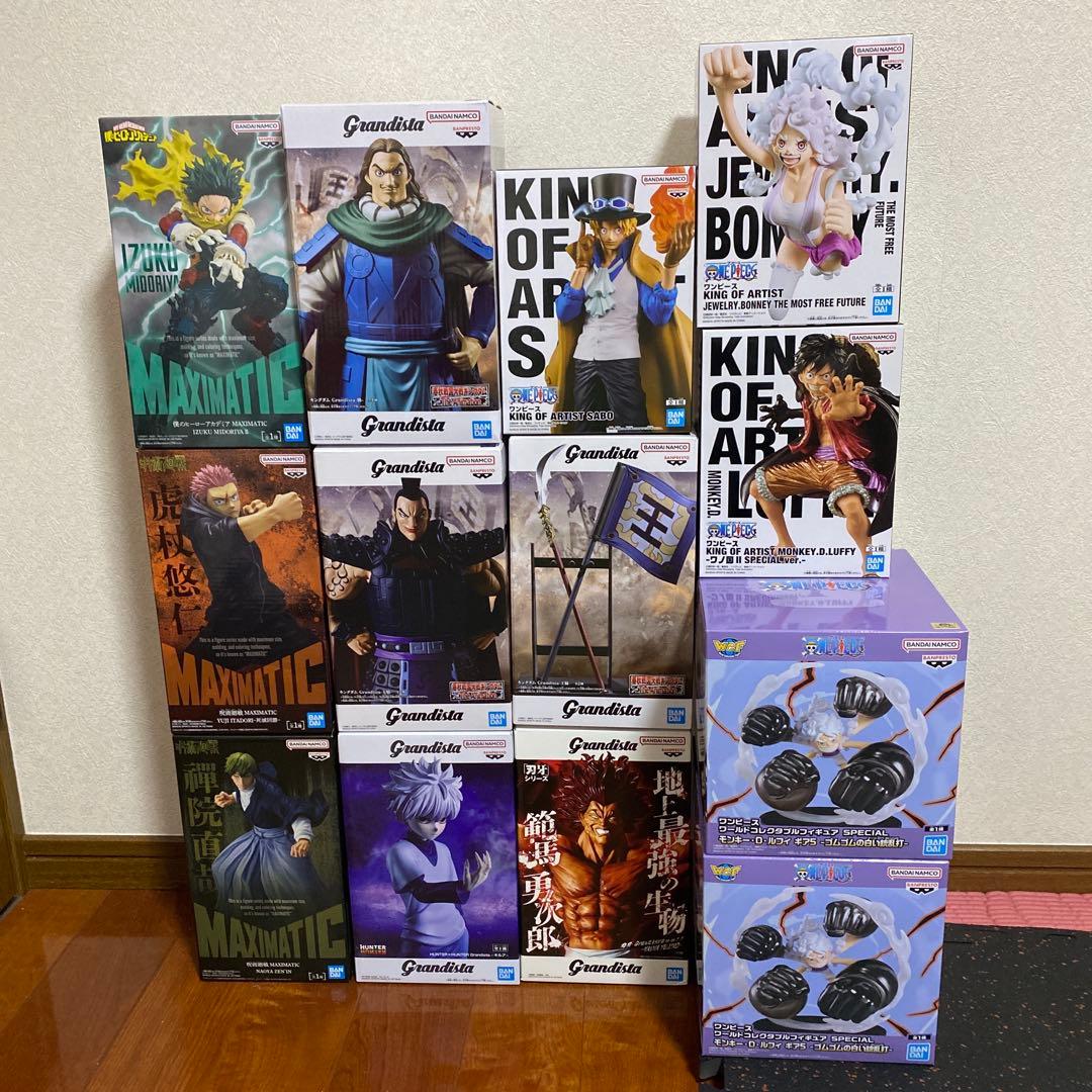 フィギュア　最新プライズ　まとめ売り　ルフィ　王毅　虎杖　緑屋　禅院　など