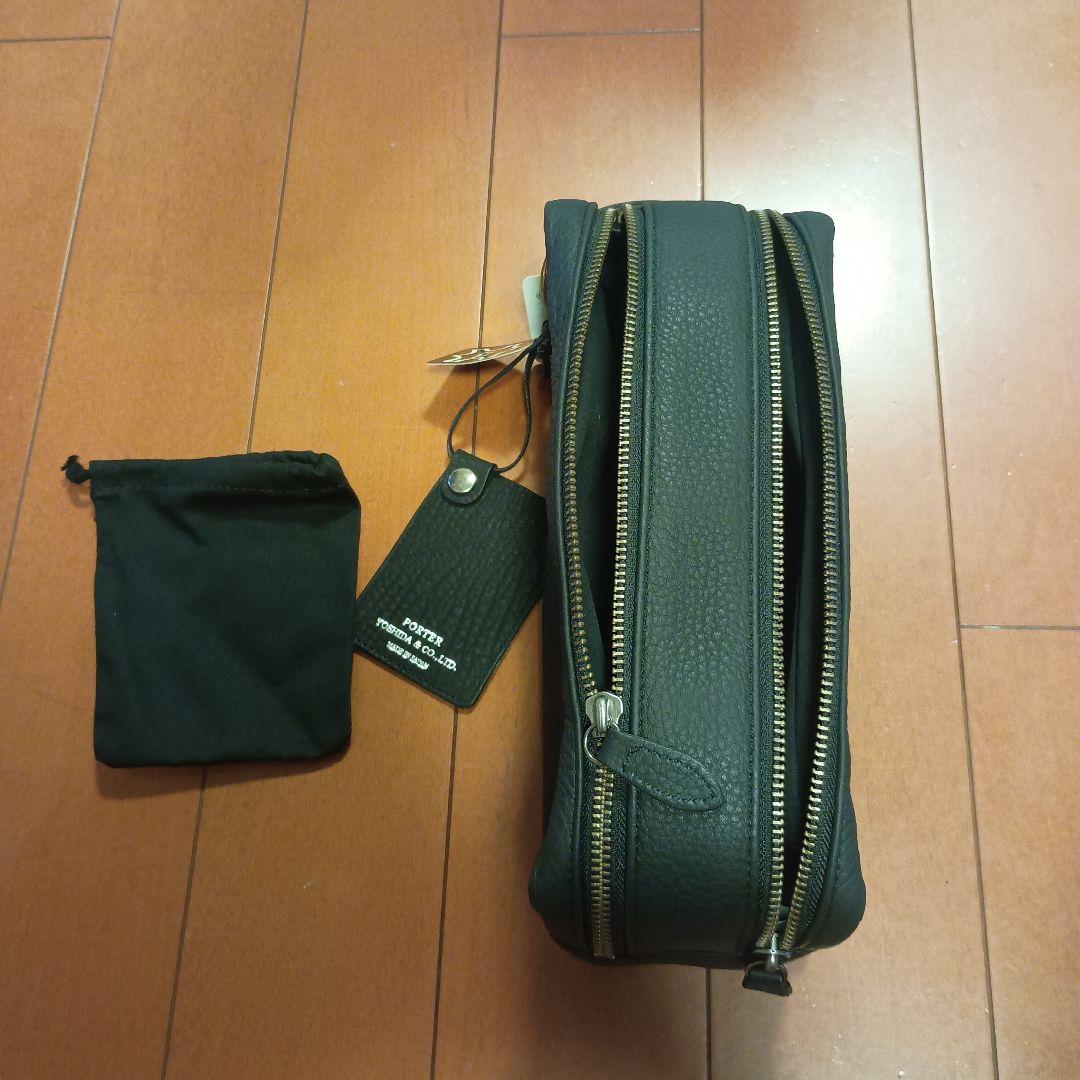 PORTER ブラック レザー バッグ