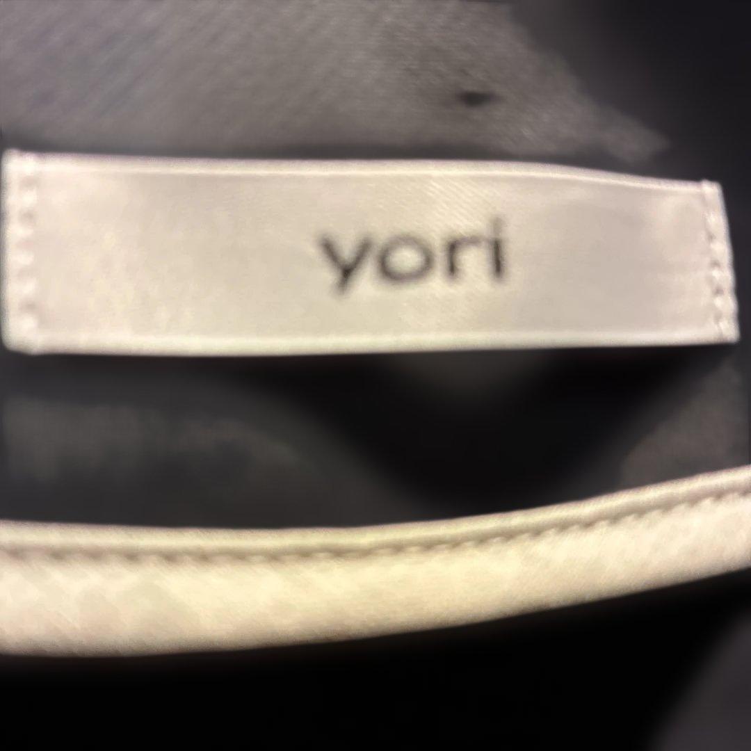yoriノーカラージャケット フリル付きポケット