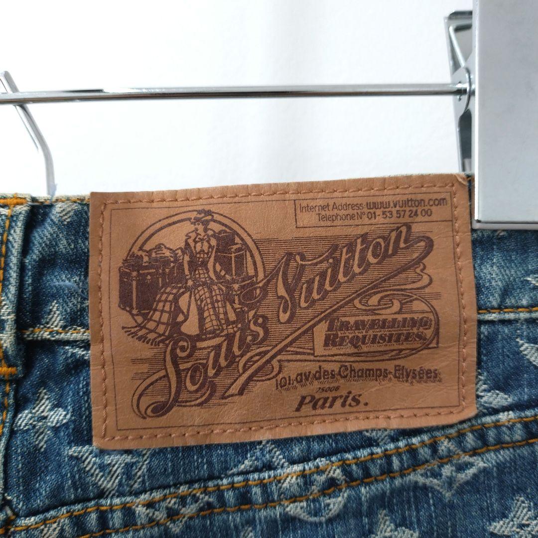✨️美品✨️ルイ・ヴィトンモノグラム ミニスカートデニム