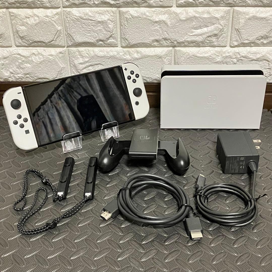 【動作良好】Nintendo Switch本体　有機EL ホワイト