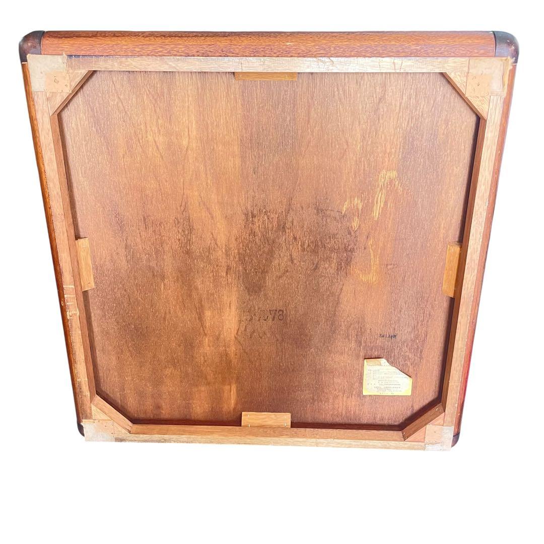 HR444 【希少デザイン】ビンテージ　ナガノインテリア　スクエアガラステーブル