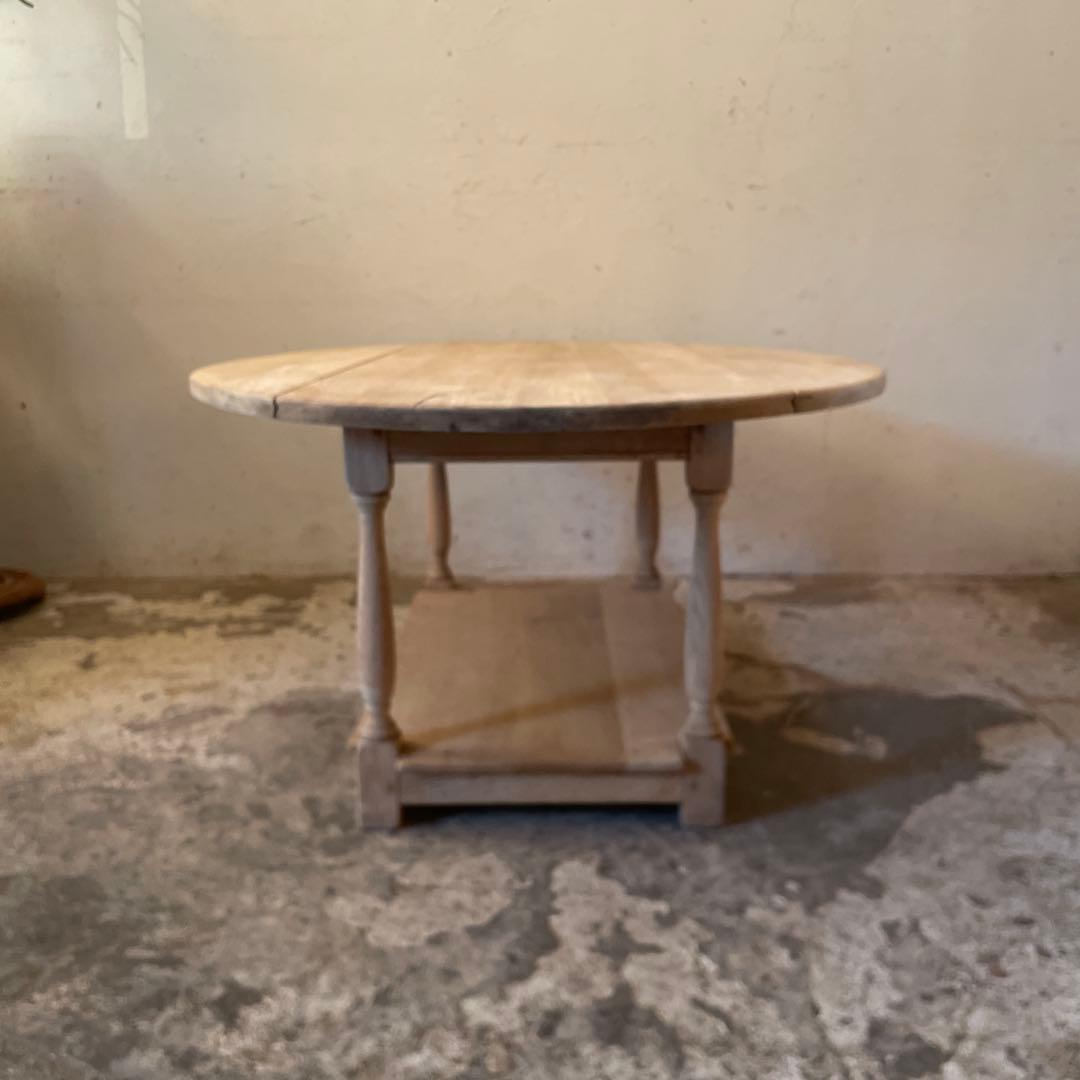 ドロップリーフサイドテーブル　ドロップリーフコーヒーテーブル　テレビ台　剥離