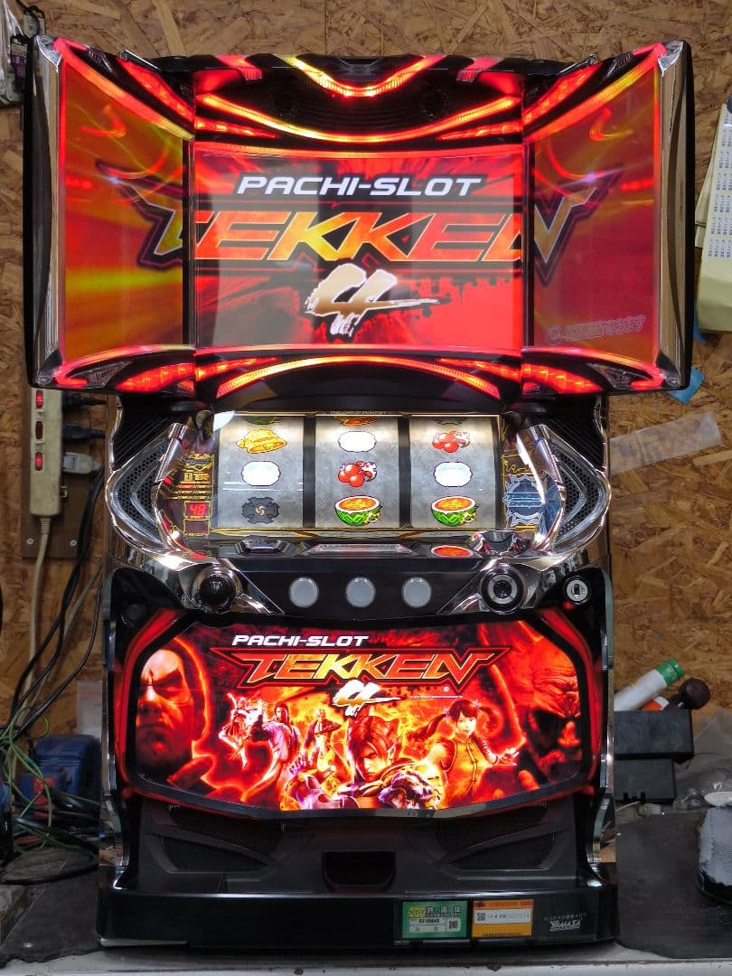 【本州送料込】パチスロ鉄拳4 メダル不要機付