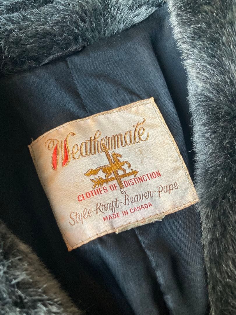 【美品】50-60s ファーコート カナダ製 L vintage