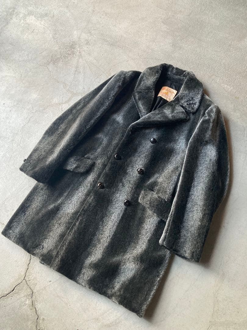 【美品】50-60s ファーコート カナダ製 L vintage