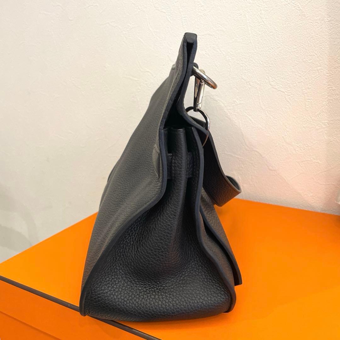 HERMES エルメス□O刻印 ジプシエール37 ショルダーバッグ　ブラック