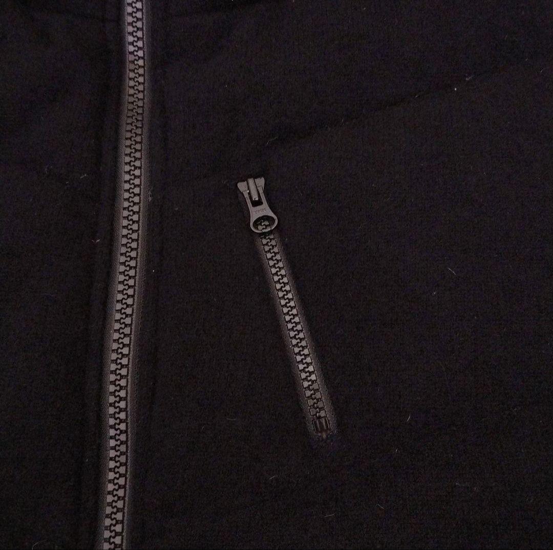 美品 パーリーゲイツ ウールダウンジャケット 黒 L メンズ 5 ゴルフ 冬