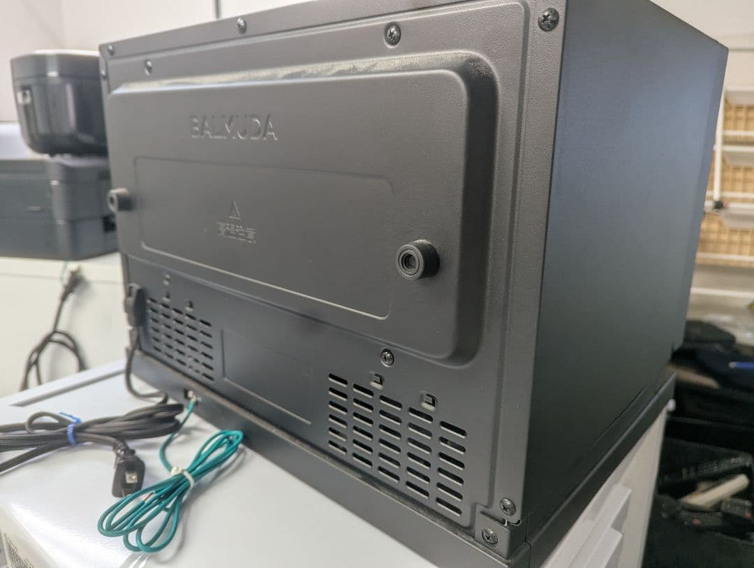 送料無料 BALMUDA K04A-BK 2020年製 お洒落なオーブンレンジ