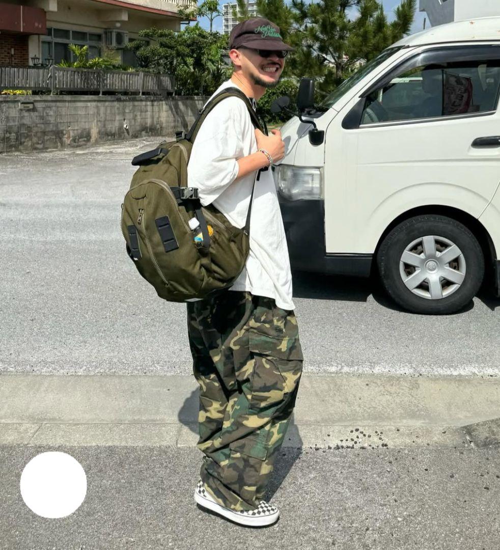 SSZ 19ss カーゴパンツ M コットン KHK カモフラ BEAMS