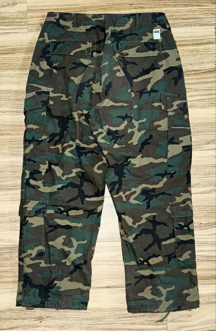 SSZ 19ss カーゴパンツ M コットン KHK カモフラ BEAMS