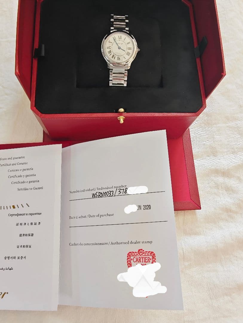 カルティエ ロンド マスト ドゥ カルティエ WSRN0033 レディース