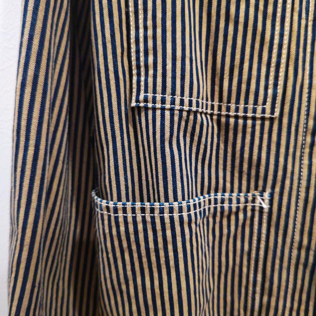 SUGAR CANE ヘッドライト ブラウンヒッコリー カバーオール