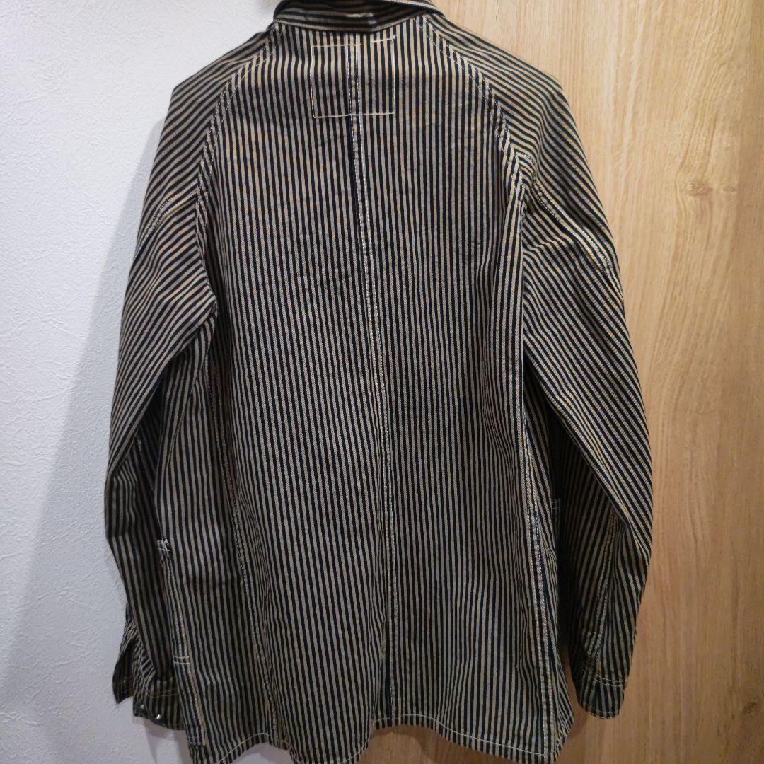 SUGAR CANE ヘッドライト ブラウンヒッコリー カバーオール