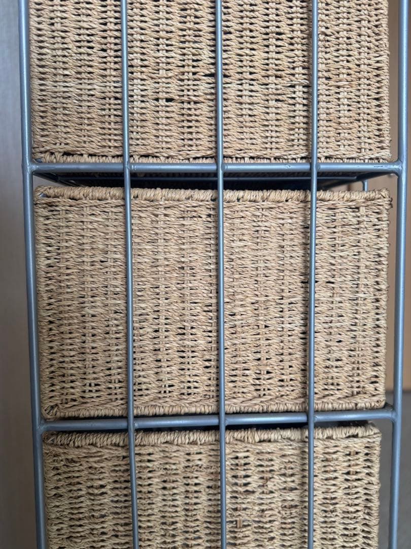 ラタン製チェスト 5段