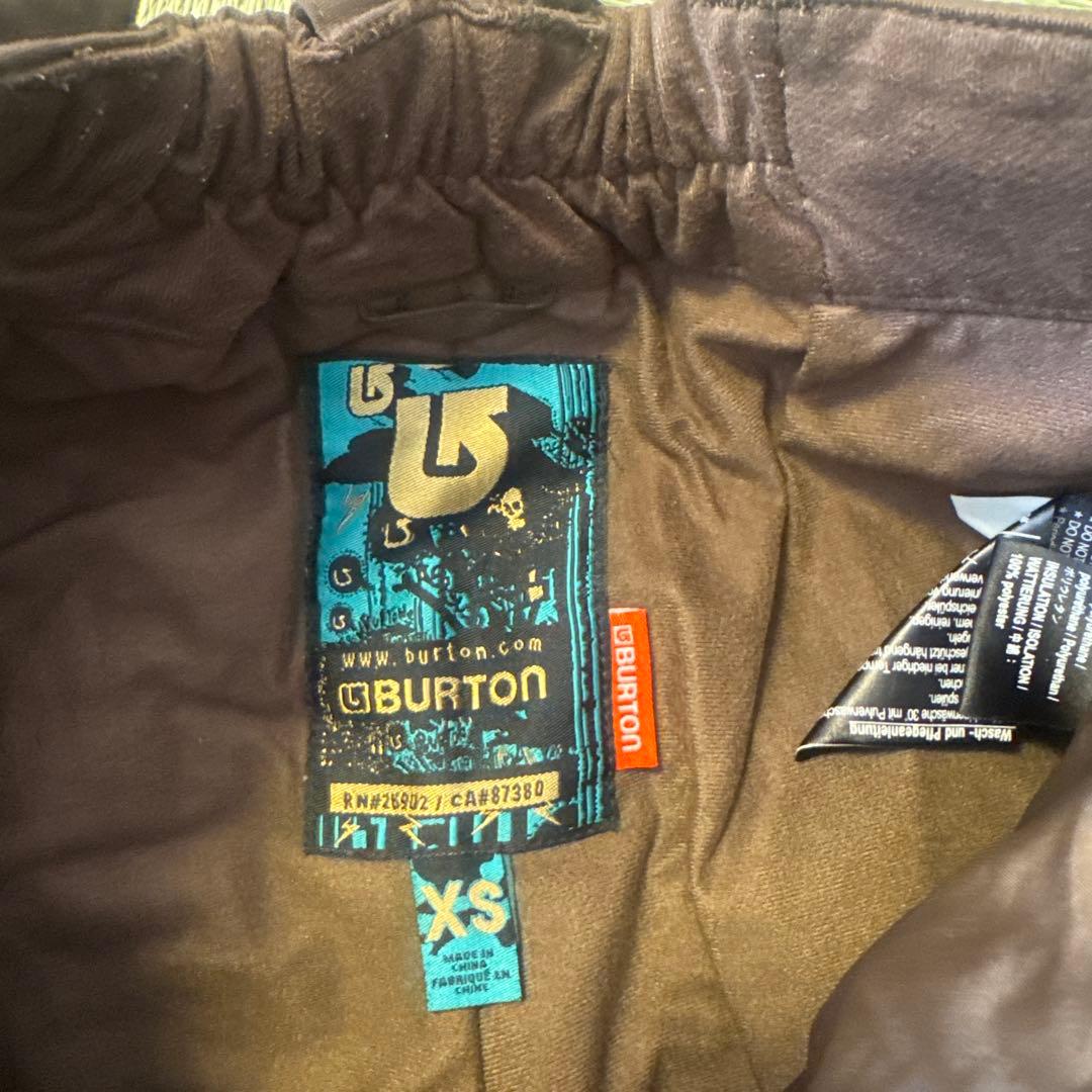 BURTON 子ども用スノーボードウェアセット グローブ付き　S XS