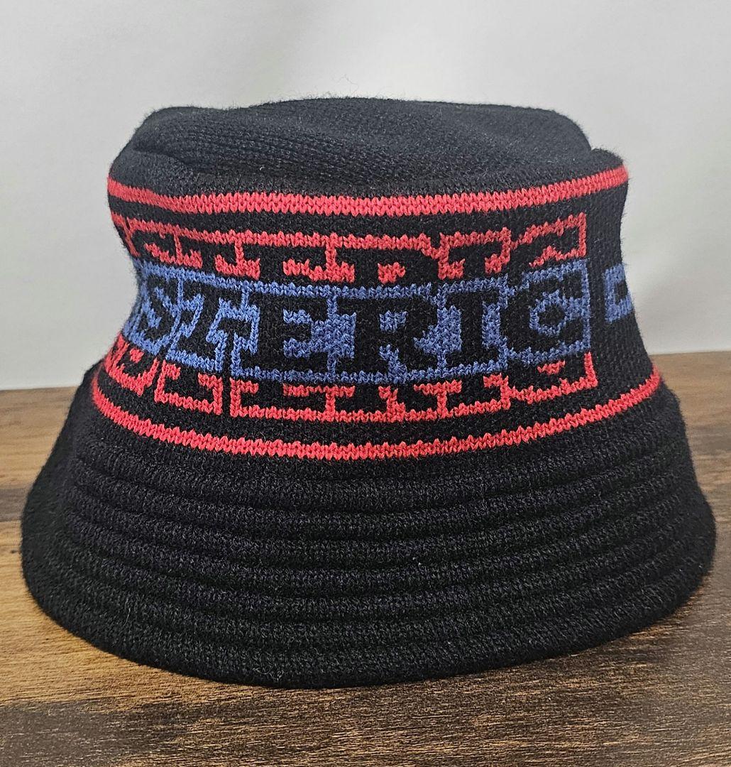【コムドットやまと着用】ヒステリックグラマー　ニットバケットハット FREEE