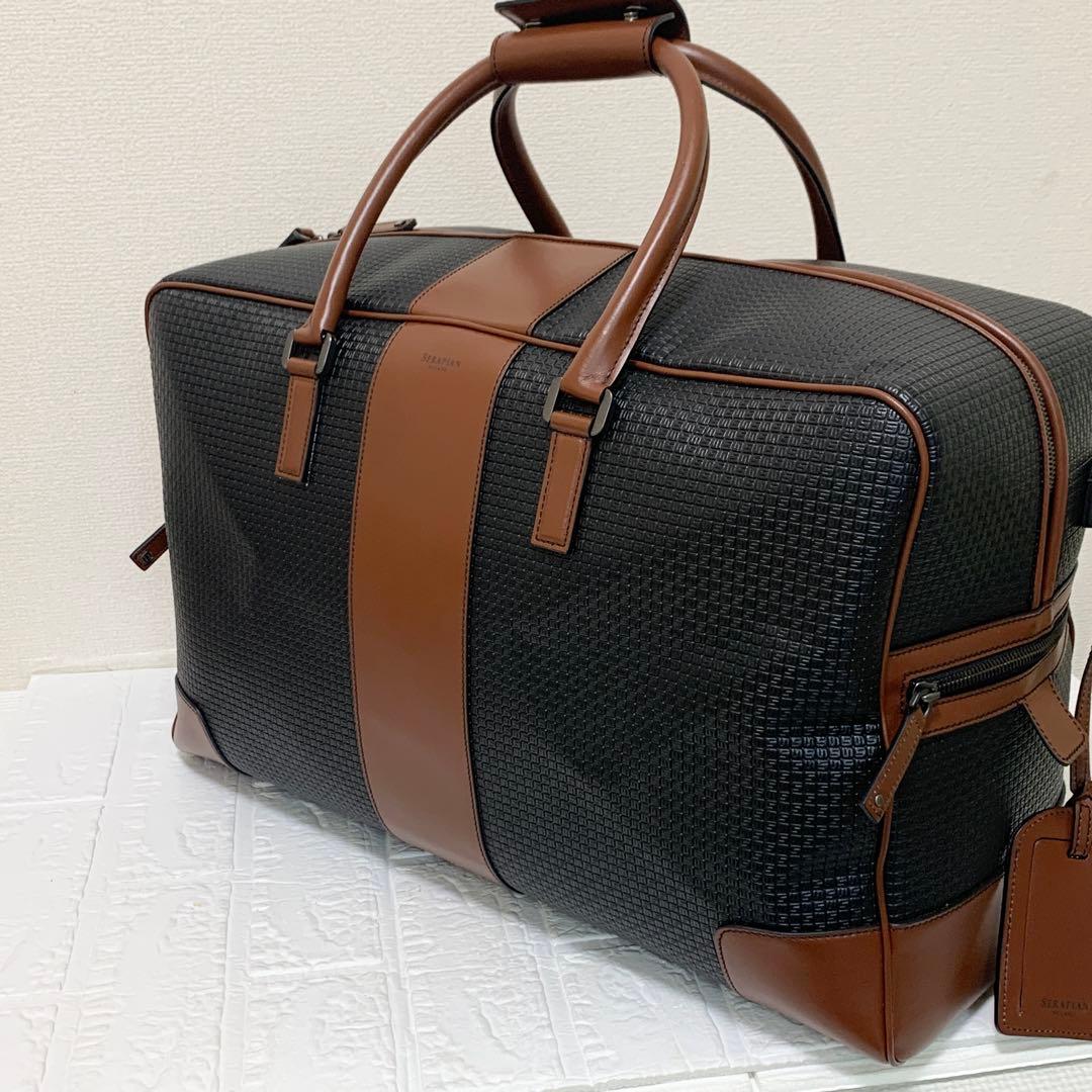 SERAPIAN セラピアン ボストンバッグPVC 2WAYダッフルバッグ