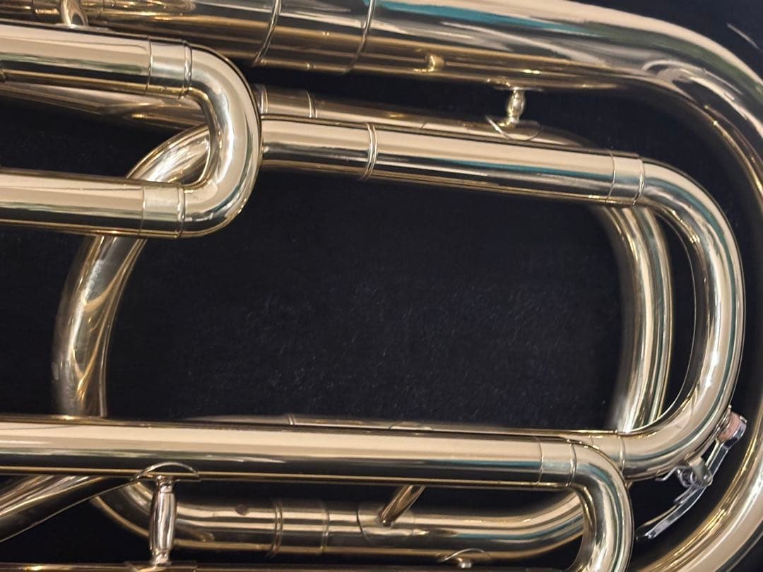 アルトホルン ケース、マウスピース付き