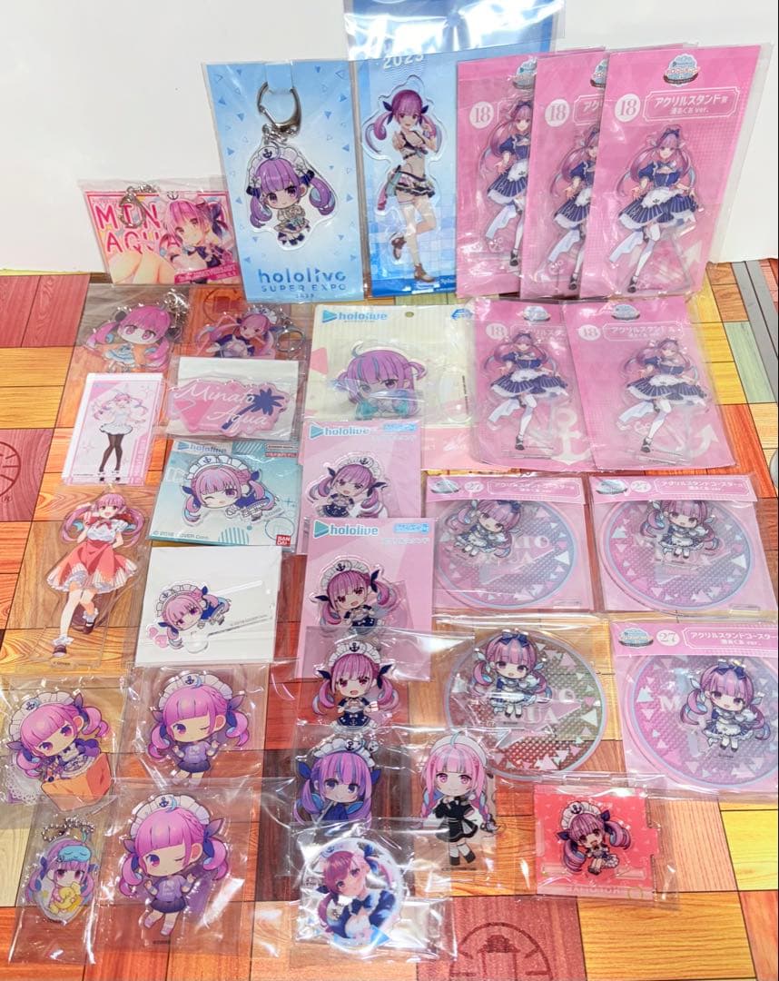 レア　限定　多数　ホロライブ　湊あくあ　アクリル　大量　まとめ売り　super
