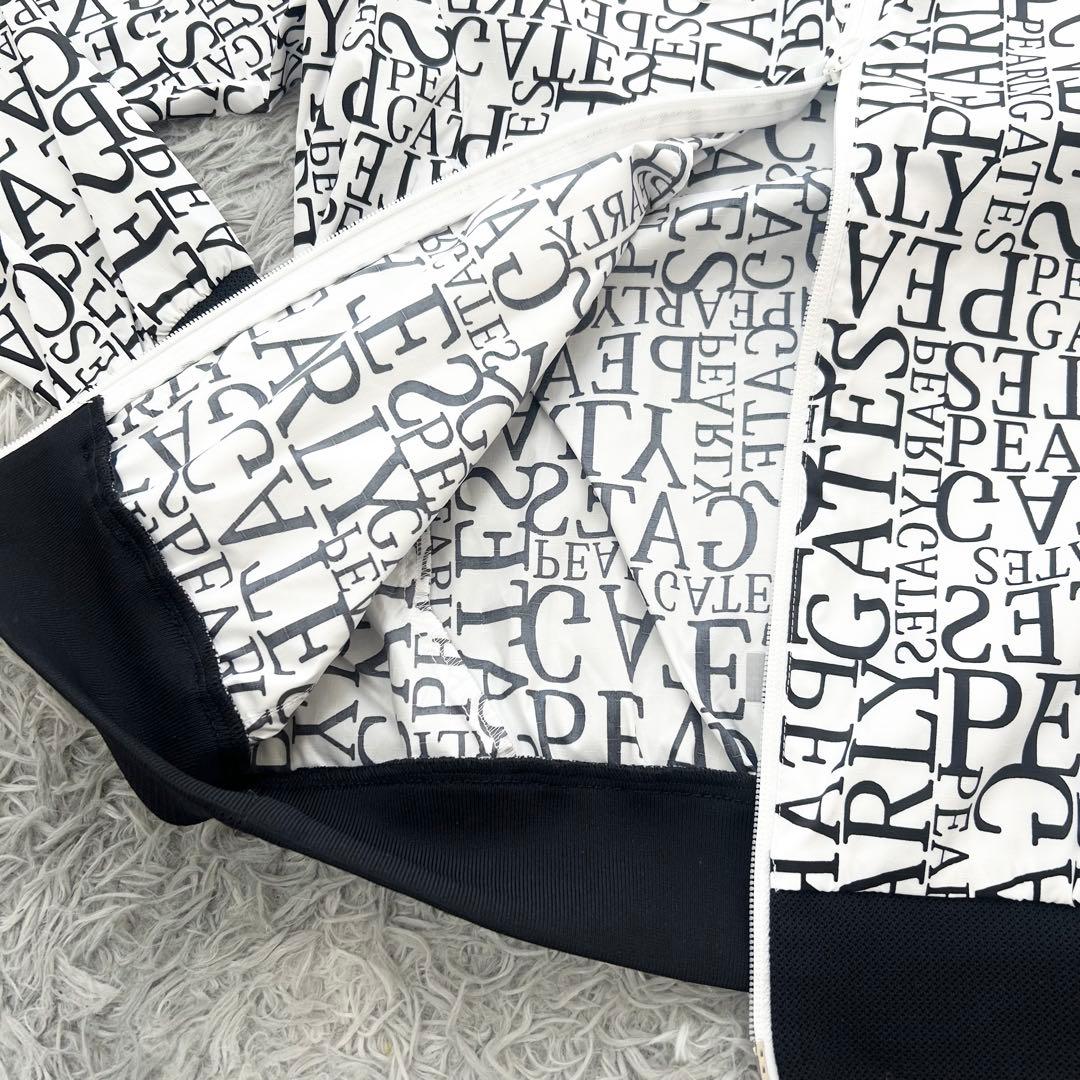 新品　パーリーゲイツ　ジャケット　ブルゾン　メゾンロゴ　ホワイト　サイズ0