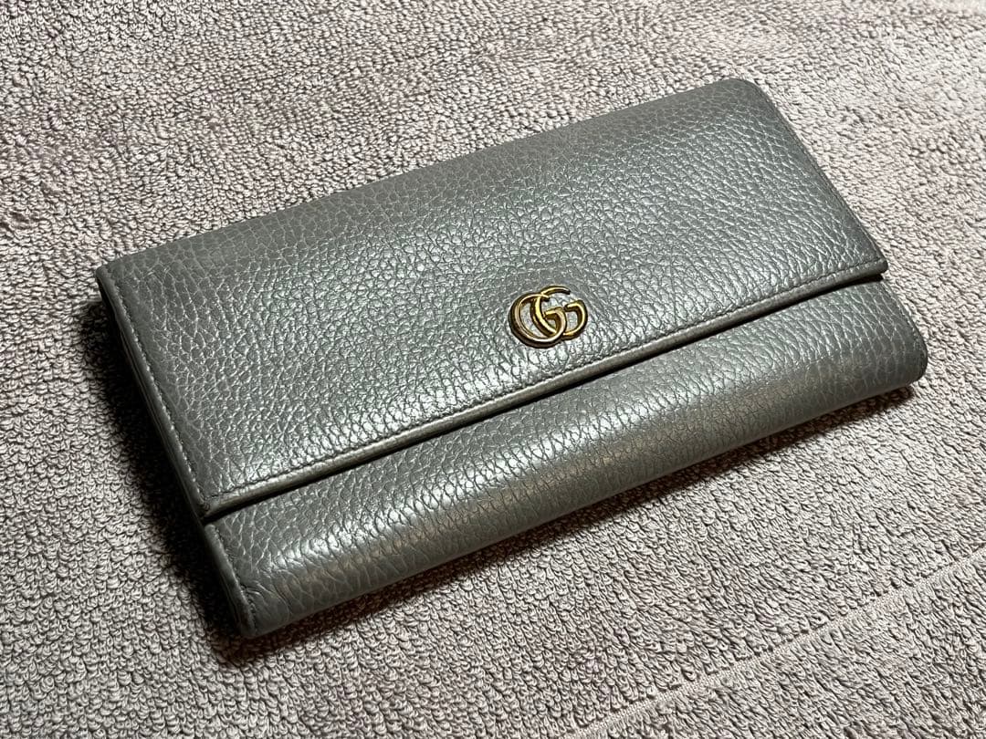 GUCCI（グッチ）財布　ダブルGロゴ（GG）　グレー
