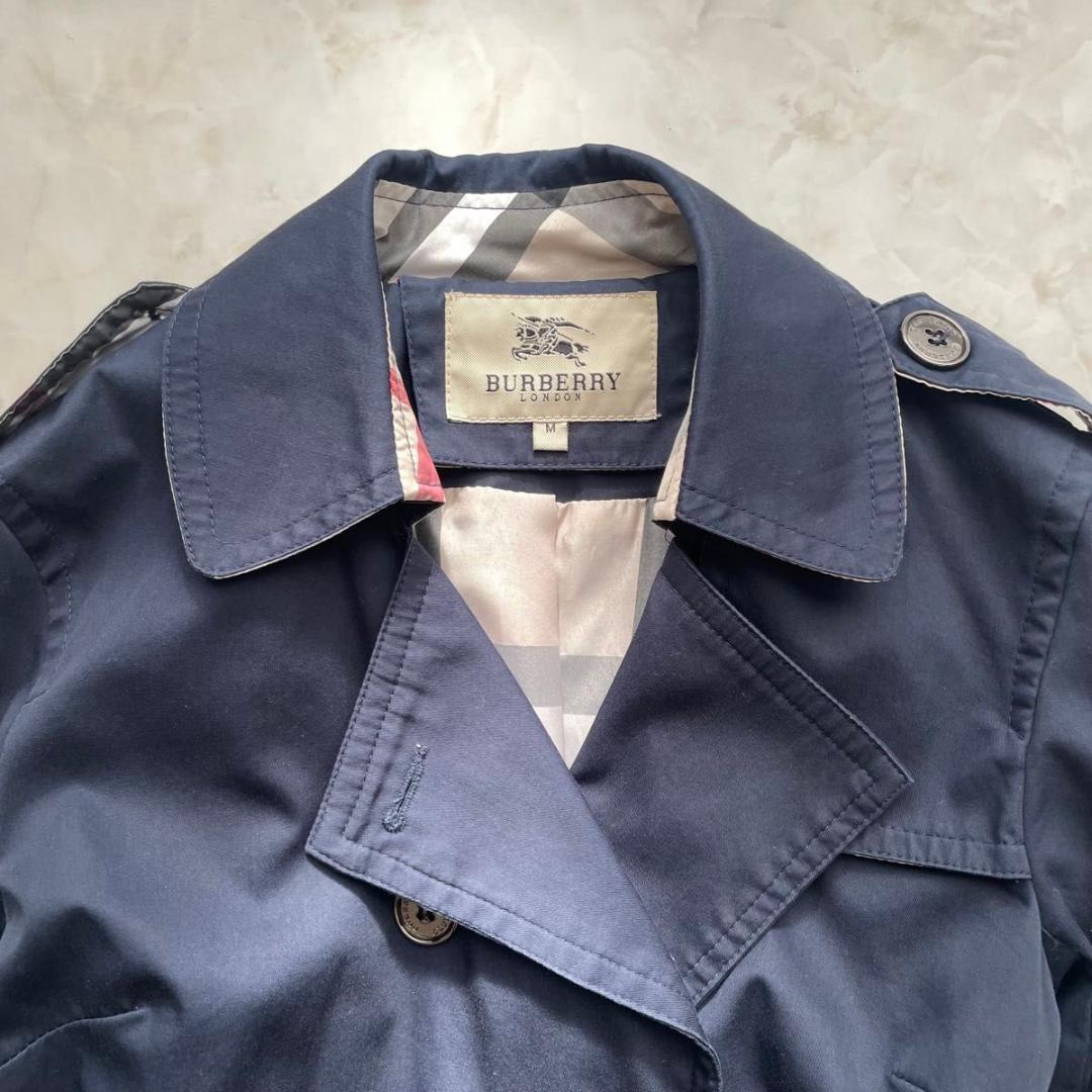 BURBERRY LONDONトレンチコート　ノバチェック　メガチェック　M