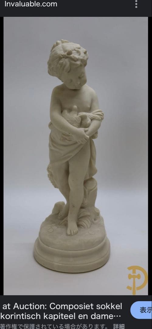 鳥を抱える子供