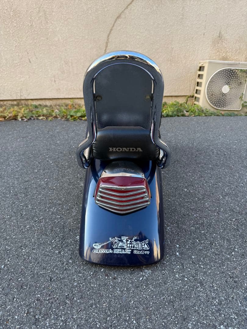 スティード400 リアフェンダー　シート　シーシーバー　サイドカバー　紺色