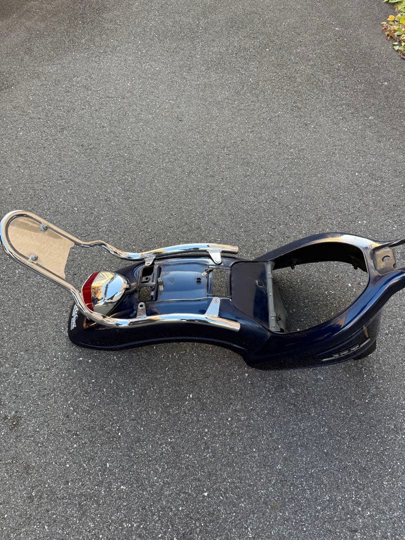 スティード400 リアフェンダー　シート　シーシーバー　サイドカバー　紺色