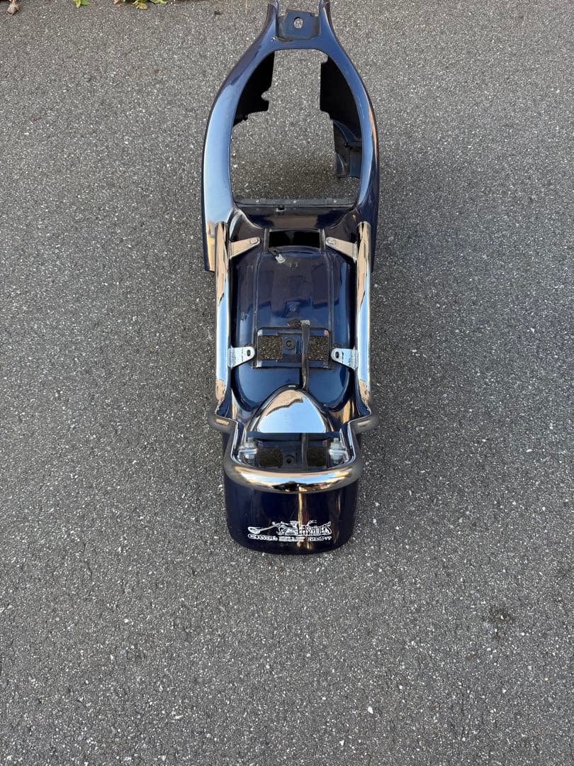 スティード400 リアフェンダー　シート　シーシーバー　サイドカバー　紺色