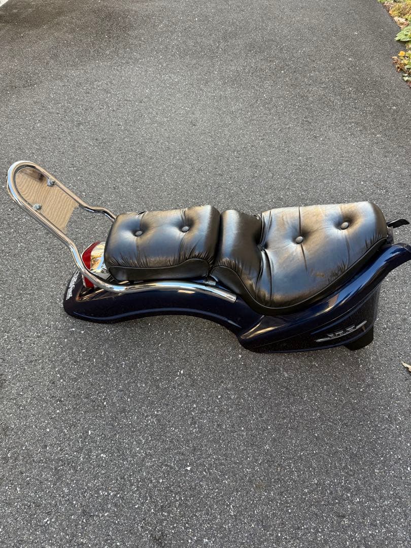 スティード400 リアフェンダー　シート　シーシーバー　サイドカバー　紺色