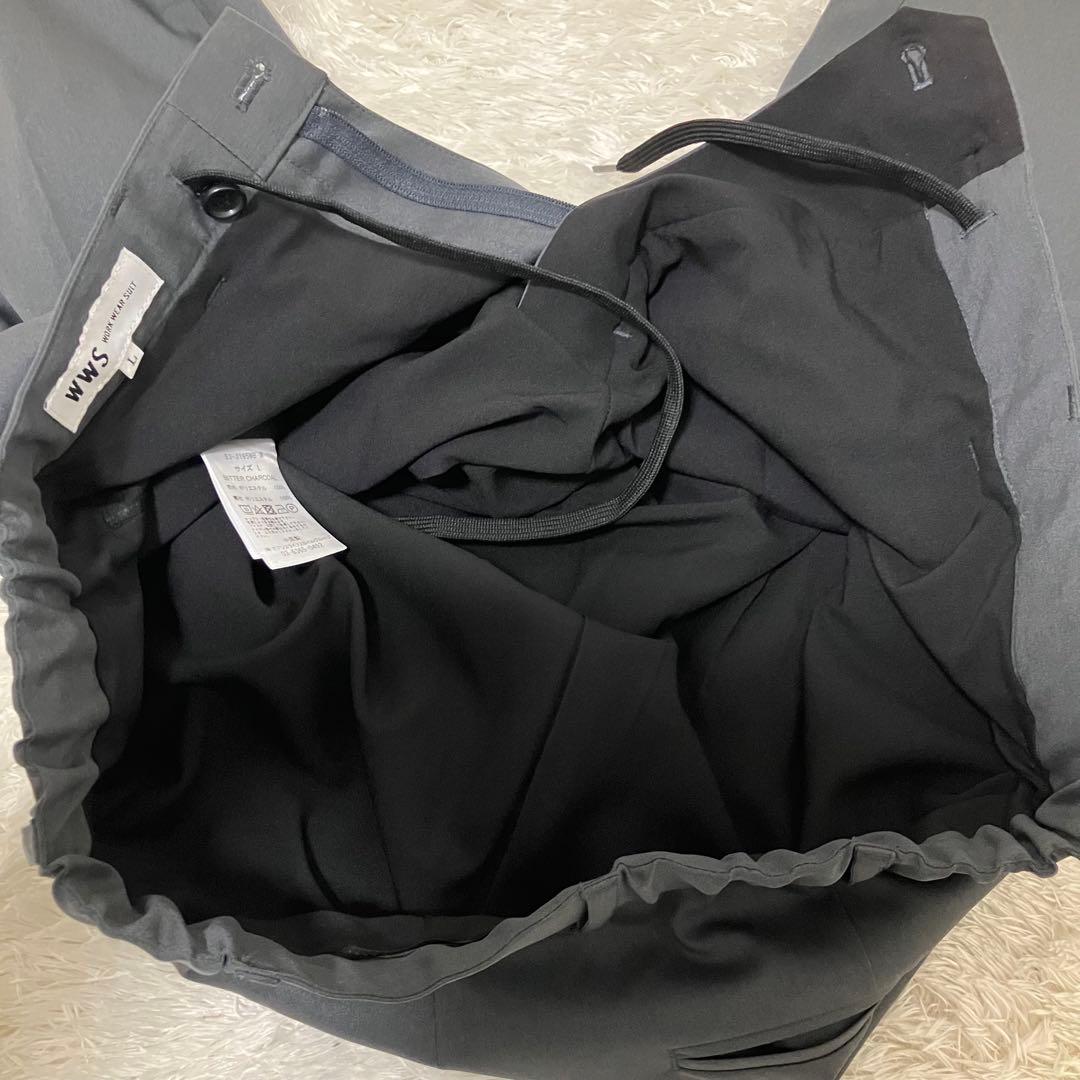 美品✨ WWS ワークウェアスーツ セットアップ　ストレッチスーツ　Lサイズ