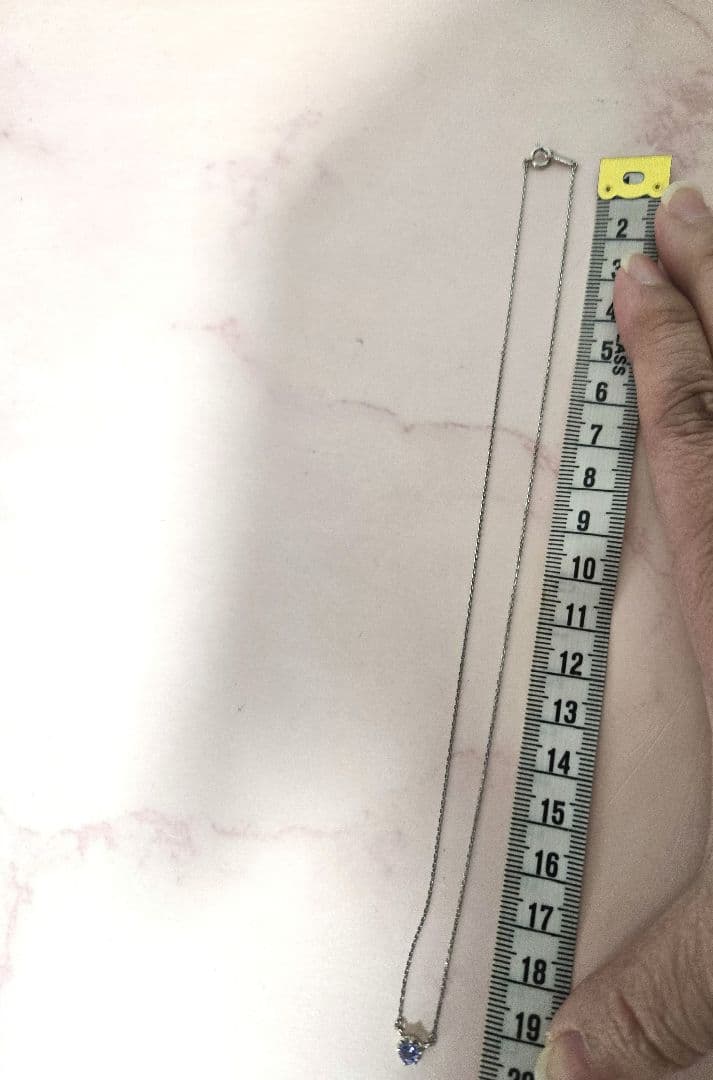 【週末限定セール】美品✨4℃ プラチナ　 タンザナイトネックレス　Pt850