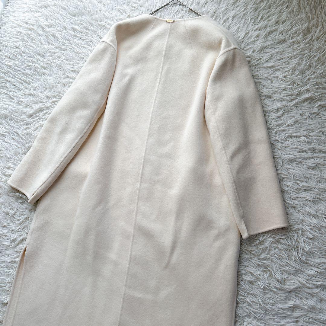 美品 ミューズ ドゥーズィエムクラス　リバーコート　ロングコート　38