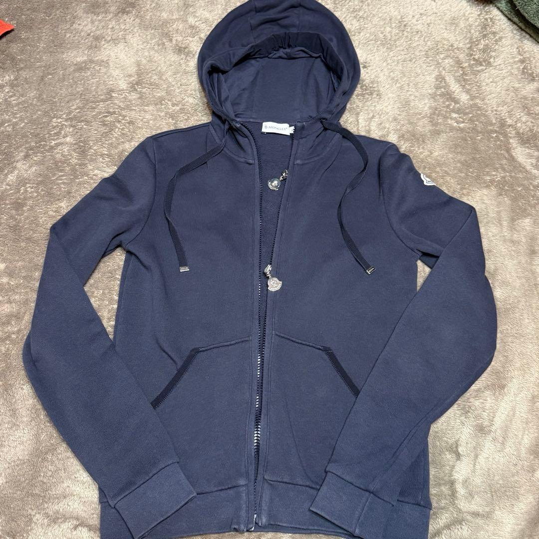 すきーほうすけ MONCLER モンクレール パーカー　ネイビー　Sサイズ
