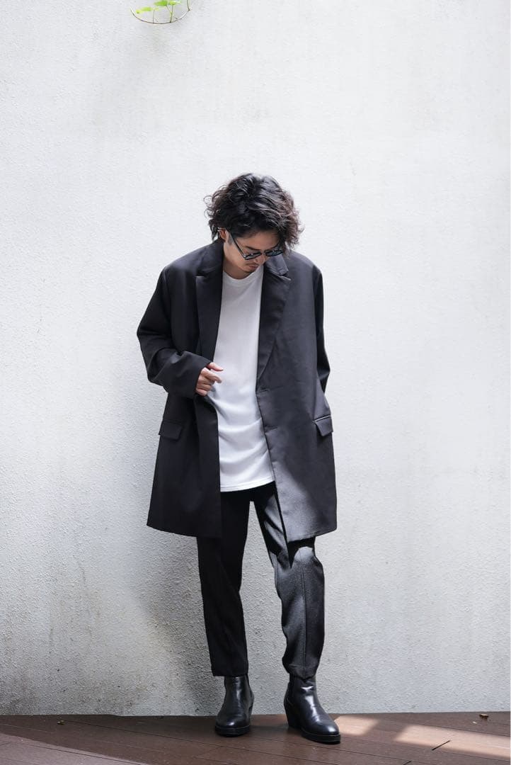 MBスタンダードロングジャケット　ブラック　S