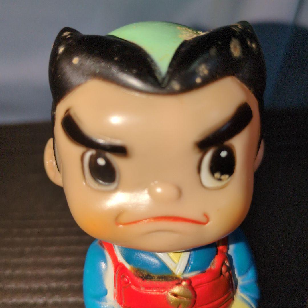 V*n様 日本水産　赤胴鈴之助ソフビ　貯金箱　当時物　レトロ　レア