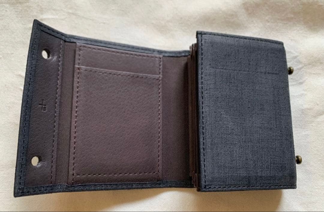 d*.様 エムピウ　m+ 三つ折り財布 布製 メンズ財布