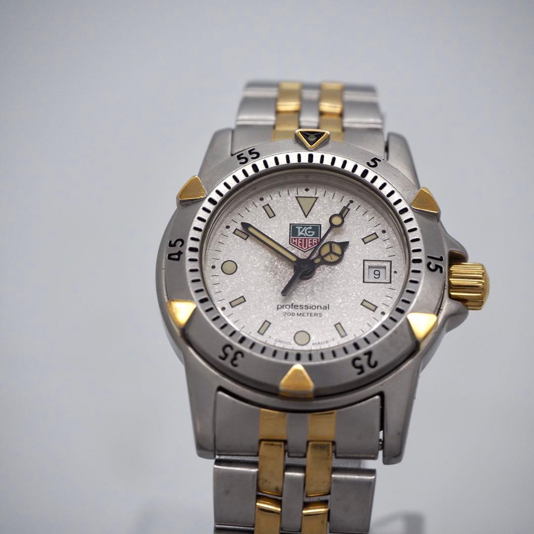 34 稼働 タグホイヤー 時計　レディース　プロフェッショナル　ダイバーウォッチ