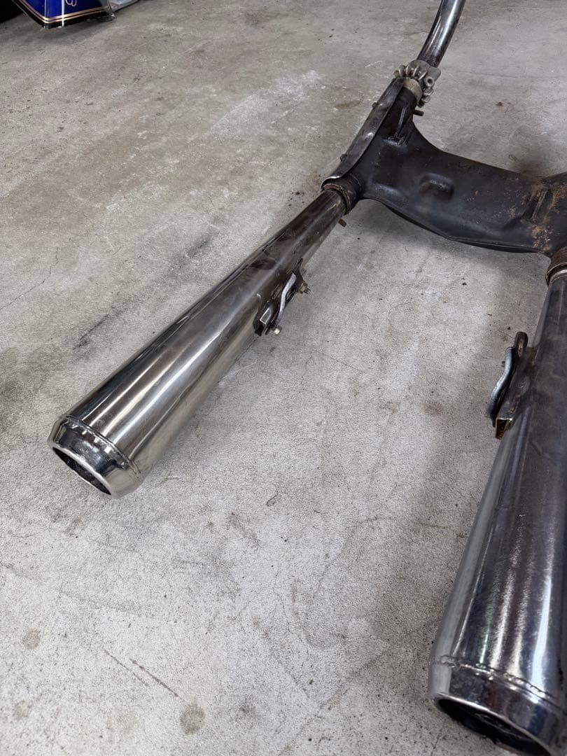 ホーク バブ 純正マフラー