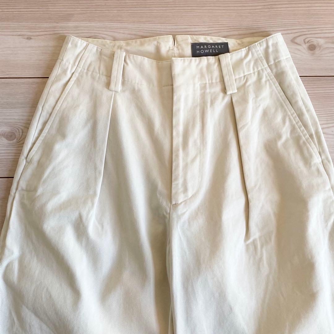 2024AW マーガレットハウエル ORGANIC CO. TWILL パンツ