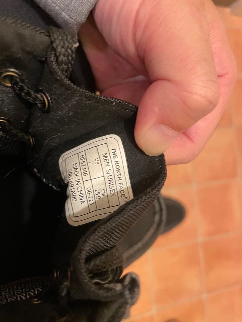 ノースフェイス　コーデュラ モカシン ウォータープルーフ　US7 25cm