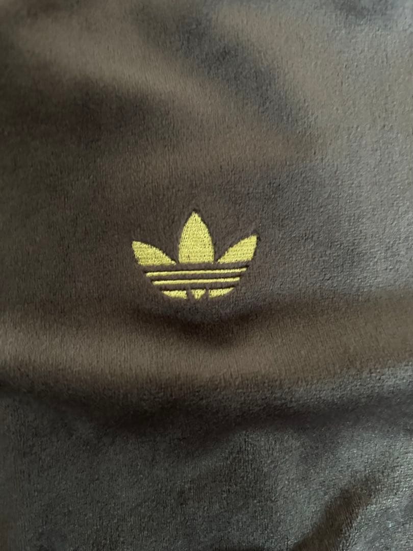 アディダス ファイヤーバード トラックトップ ベロア ブラウン L