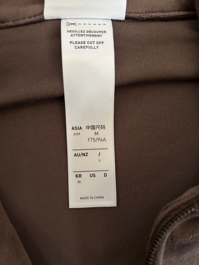 アディダス ファイヤーバード トラックトップ ベロア ブラウン L