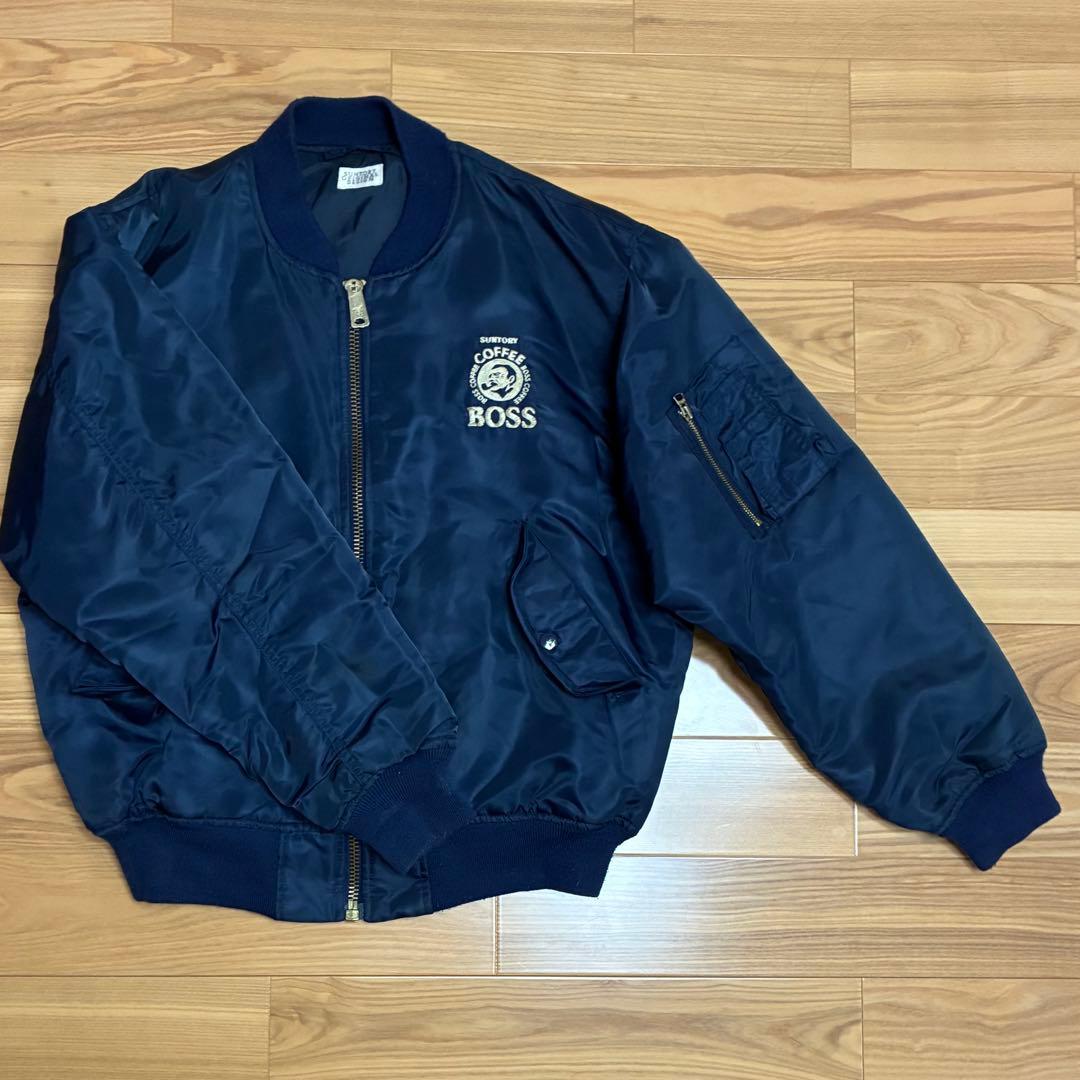♡SUNTORY BOSS♡ボスジャン MA-1 ジャケット レア 非売品