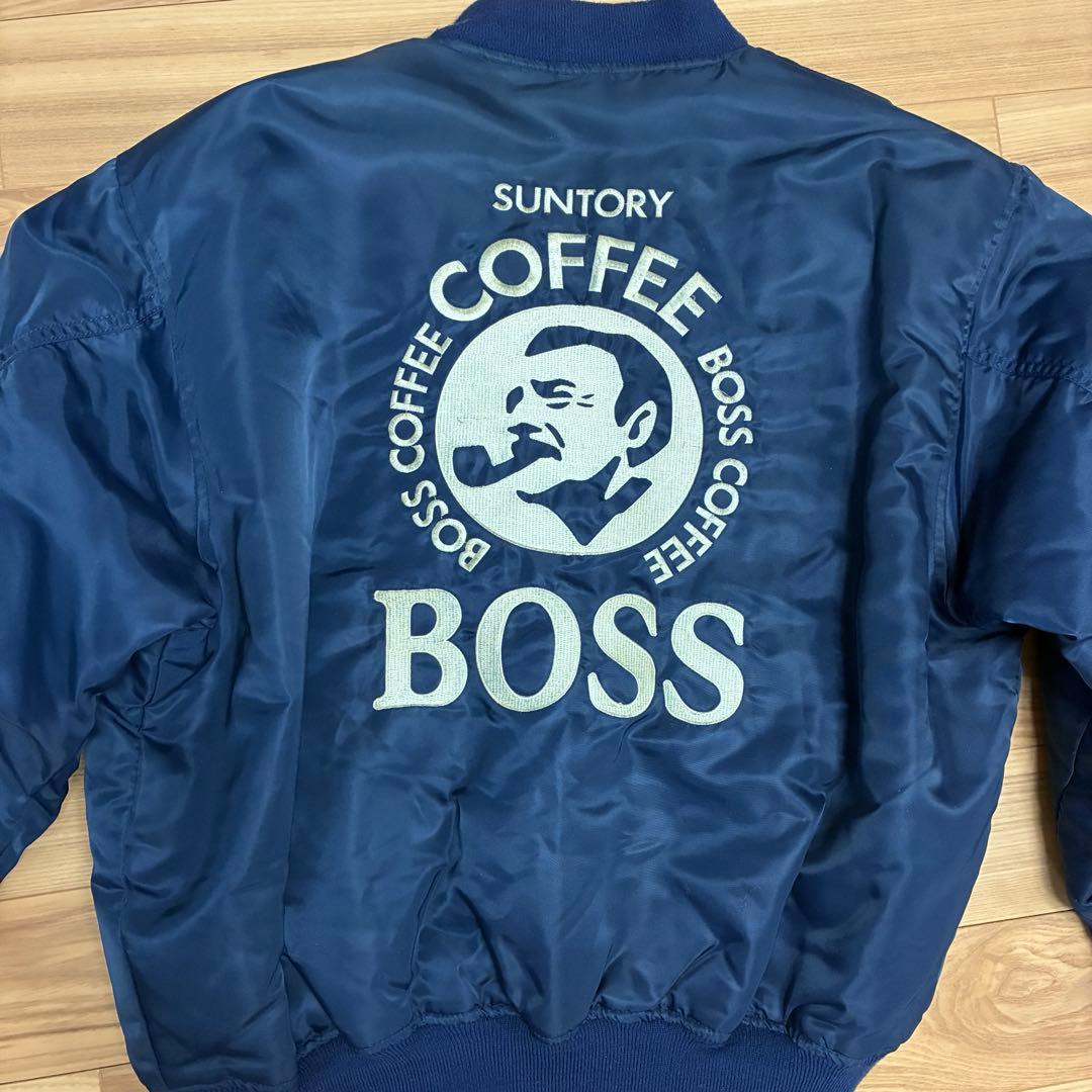 ♡SUNTORY BOSS♡ボスジャン MA-1 ジャケット レア 非売品