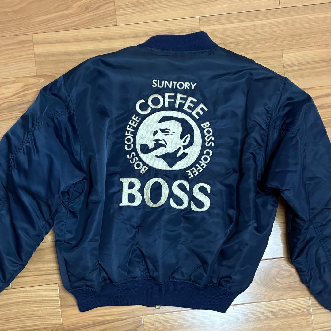 ♡SUNTORY BOSS♡ボスジャン MA-1 ジャケット レア 非売品